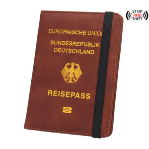 2025 nouveau support de <span class=keywords><strong>passeport</strong></span> de vol à sangle anti-magnétique allemande stockage multifonctionnel de grande capacité pour les voyages et les voyages d'affaires - Product Image 4