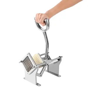 1pc Stainless Steel French Fries Cutter Potato Cutter Kitchen Cut Cucumber  Cutter Manual Potato Press