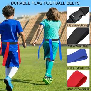Ceintures de football américain multi-pièces personnalisées avec fermeture à boucle ou à pression en caoutchouc - Product Image 4