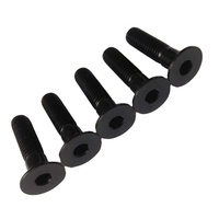 Vente d'usine Boulon en titane noir Gr5 M4 M5