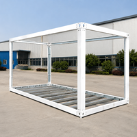 Structure en acier galvanisé de 20 pieds pour la construction rapide d'un squelette de maison modulaire en conteneur