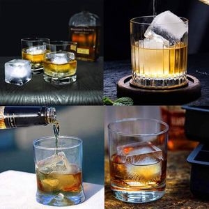 Molde de Silicona de Grado Alimenticio de Gran Capacidad para Cubitos de Hielo Cuadrados, Molde para Hacer Cubitos de Hielo para Whisky - Product Image 4
