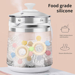 Mordedor <span class=keywords><strong>para</strong></span> bebé, seis dedos <span class=keywords><strong>de</strong></span> animales <span class=keywords><strong>de</strong></span> bosque <span class=keywords><strong>de</strong></span> <span class=keywords><strong>juguete</strong></span>, timón <span class=keywords><strong>de</strong></span> agarre manual anticomida <span class=keywords><strong>de</strong></span> silicona suave <span class=keywords><strong>para</strong></span> bebé dentición - Product Image 2