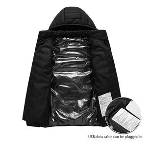 Veste matelassée auto-chauffante personnalisée avec batterie, veste chauffante USB pour homme, hiver - Product Image 6