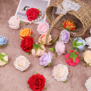 วัสดุ DIY สุดหรูหรา อุปกรณ์เสริม ดอกกุหลาบผ้าไหม ดอกโบตั๋นประดิษฐ์ ทำมือ ใช้งานได้นาน 3-5 ปี สำหรับตกแต่งบ้าน - Product Image 2