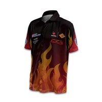 Kaos Motor Sublimasi Kustom, Kaos Polo Balap Kustom, Pakaian Balap Motor & Mobil, Kaos Balap Kustom untuk Tim