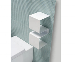 Portariviste multifunzionale in metallo per carta igienica in metallo per la casa con portariviste con porta carta igienica - Product Image 5