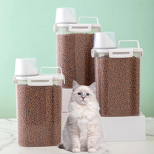 Hot bán 2L nhựa gạo hộp <span class=keywords><strong>2kg</strong></span> với iclined Spout Gạo Hạt lưu trữ hộp thực phẩm <span class=keywords><strong>container</strong></span> - Product Image 3