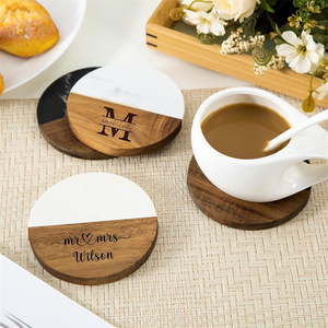 High Quality Marble Wood <strong>Coasters</strong> Custom Engraved Marble and Wood <strong>Coasters</strong> Wooden Marble <strong>Coasters</strong> <strong>for</strong> <strong>Drinks</strong> - Product Image 6
