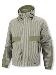 Chaqueta Cortavientos Transpirable con Capucha Estilo Americano, Chaqueta Deportiva Casual para Jóvenes, para Hombre, Combinable con Todo - Product Image 2