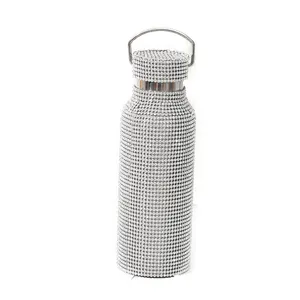 ブリンブリンウォーターボトルダイヤモンドバキュームフラスコスパークリンググリッターボトル女性用詰め替え可能なハイエンド断熱ボトルラインストーンタム