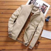 Blousons en polaire pour hommes, style aviateur, chauds, mode masculine, baseball, hip-hop, coupe ajustée, vêtements de marque