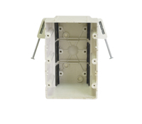 Nouvelle boîte électrique homologuée ETL en PVC, boîte de jonction en plastique, boîte de sortie pour clous en pouces cubes, composé de moulage en vrac
