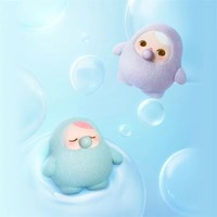 Оригинальные плюшевые куклы-брелоки Popmart Pucky Beanie Bubble Up Series, виниловые игрушки-сюрпризы в закрытых коробках, милые подарки
