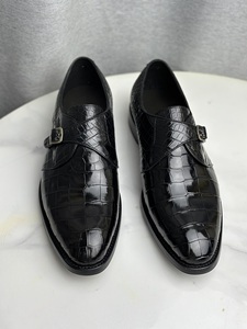 Mocasines de lujo de piel de cocodrilo Zapatos de vestir de piel de cocodrilo hechos a mano Zapatillas de piel de cocodrilo auténtica - Product Image 6