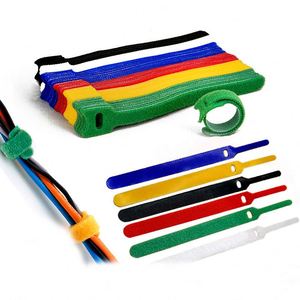Correas de Sujeción de Cables Elásticas Ecológicas con Logotipo Personalizado, Ajustables, de Doble Cara con Gancho y Bucle, de Fábrica - Product Image 3