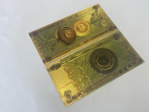 Uang kertas Foil emas 24K 1 & 100 Yuan hadiah bisnis Novel hadiah pesta kerajinan logam hadiah baru bisnis berlapis emas - Product Image 2
