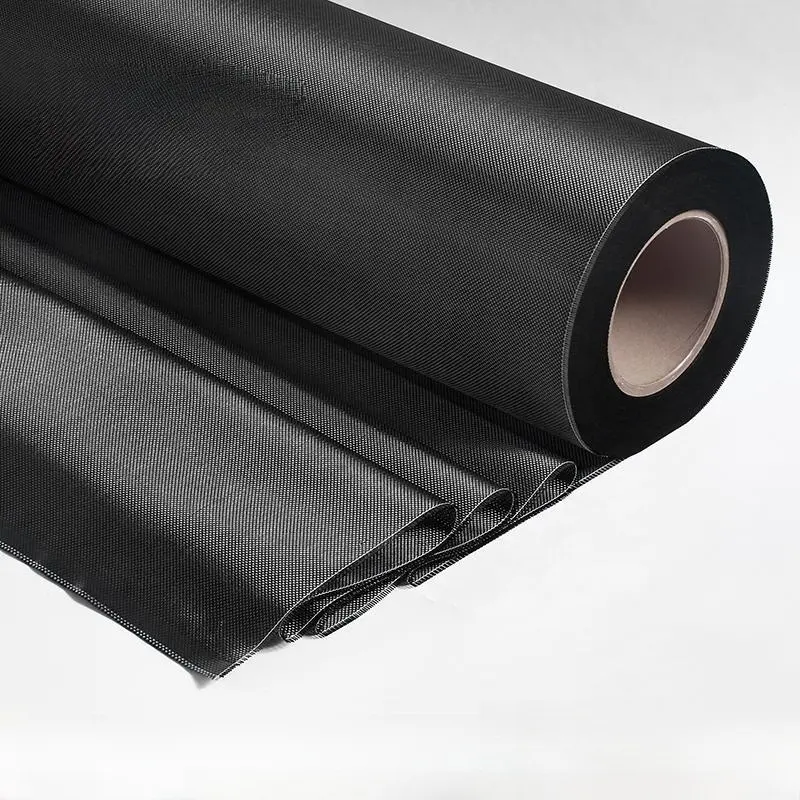 Red Silver Metal Carbon Fiber Fabric