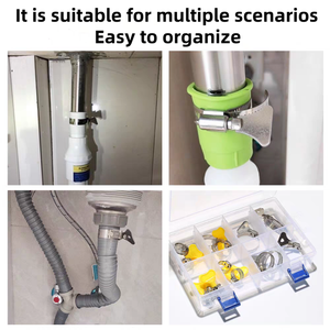 Harga pabrik penjepit selang pegangan kupu-kupu baja tahan karat dengan kunci putar ukuran inci/metrik - Product Image 5