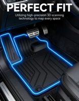 Tapis de sol de voiture de luxe 3D en TPE, facile à nettoyer, épaisseur 3,5 mm, toutes saisons, modèle 2022 ATTO1 pour BYD Dolphin RHD (OEM/ODM)