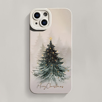 Coque de téléphone motif étoile en encre lavée pour Noël, compatible iPhone 17 Air 16 15 14 13 Pro Max, en TPU souple antichoc, vente en gros
