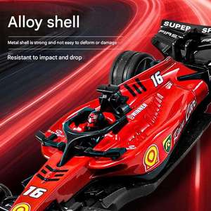 Voiture RC miniature CQZNRC à l'échelle <span class=keywords><strong>1</strong></span>:64, voiture de course de formule haute vitesse télécommandée avec lumières pour garçons, vente en gros - Product Image 5