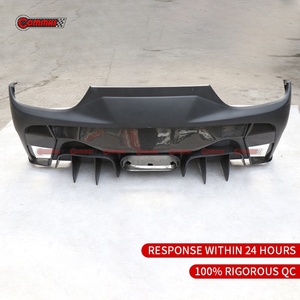 Diffuseur arrière de voiture en fibre de carbone semi-complète de style V Vors, qualité exceptionnelle, pour Ferrari 458 - Product Image 6