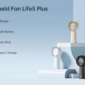 สำหรับ Xiaomi Youpin jisulife พัดลมมือถือแบบพกพา5 plus 4000mAh พัดลมเทอร์โบขนาดเล็กความเร็ว5ระดับ - Product Image 6