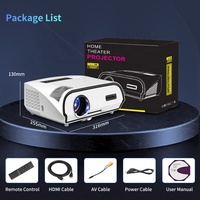 Projecteur LCD A12+ OEM/ODM d'usine, Android 9.0, haute luminosité, HD 4K, projecteur intelligent, lumière du jour, projecteur pour cinéma maison