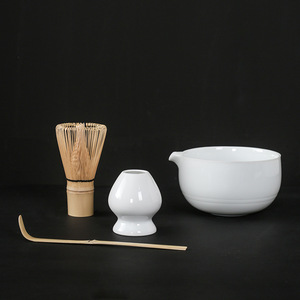 Presentes de Casamento Personalizados Kingze, Conjunto Tradicional de Cerimônia de Matcha, Tigela de Porcelana para Matcha, Estilo Japandi, Chawan de Cerâmica - Product Image 5