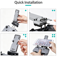 Soporte Plegable para Tablet, Compatible con Mini 2 Air 2/2S, Control Remoto, Sin Desmontaje, Soporte para iPad, Clip Extensible, Accesorios para Drones