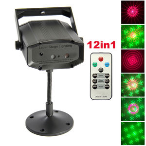 Luces Láser para Escenario con Control Remoto Rojo y Verde, Sensibles al Sonido, para Fiestas - Product Image 2