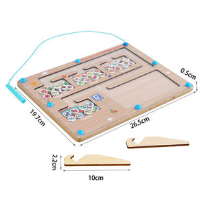 Jeu éducatif de tri et de classification Montessori pour bébés, en bois, avec <span class=keywords><strong>labyrinthe</strong></span> - Product Image 2