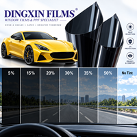 Film intelligent noir OEM ODM pour vitres de voiture, nano-céramique haute performance TSER, VLT35%, blocage UV à 99%, film teinté pour vitres de véhicule
