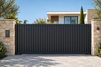 Gerbang Otomatis Geser Aluminium untuk Jalan Masuk Rumah dengan Desain Modern, Tahan Lama & Ramah Lingkungan, Garansi 5 Tahun