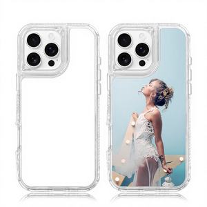 Fundas Transparentes para Teléfono Móvil de TPU y PC, Personalizables, para Sublimación 2D, Resistentes a Impactos, para la Serie 16 - Product Image 1
