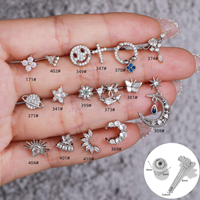 ZUOLA G23 Bijoux de piercing en titane, vente en gros, titane de qualité implant ASTM F136, labret, anneau de lèvre, clou de nez, boucle d'oreille à dos plat