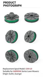 Repuestos para Cortacésped, Hilo de Nylon para Recortadora de Césped, 14 Pies/4.26m, Paquete de 6, 05309-20 para Gardena PowerCut Plus 650/30 Art.9811 - Product Image 3