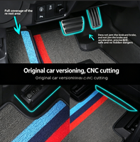 Tapis de sol de voiture sur mesure à double couche, doublures en boucle de fil de neige, tapis universels pour tous les modèles de véhicules