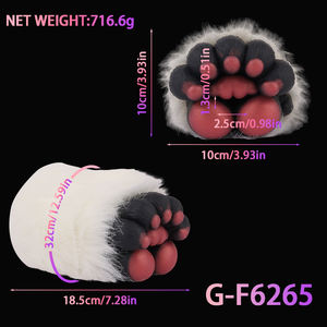 Ayı pençe erkek mastürbasyon kupası ile kürk yumuşak silikon Penis Stroker gerçekçi vajina kedi seks bebek adam yetişkinler için peluş seks oyuncak - Product Image 6