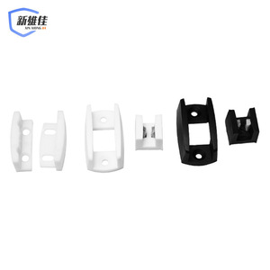 Xin Xiong Jia Shower <b>Enclosure</b> Glass Anti Sway Device <b>Plastic</b> Wall Mount Minimalist Design Door Stop - Product Image 5