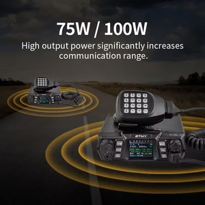 Công suất cao 100W cơ sở trạm phát thanh xe xe Walkie Talkie vô tuyến di động VHF UHF Tần Số Kép ham thu phát vô tuyến - Product Image 2