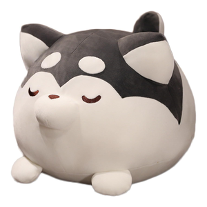 Peluche Husky Douillette, Coussin <span class=keywords><strong>Chien</strong></span> à Câliner, Peluches Anime, Cadeaux pour Enfants et Amoureux, Anniversaire, Saint-Valentin - Product Image 1