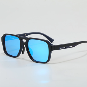 Wholesale Customize OEM Sports Men UV400 Anti-Blue Driving Shades Vintage Fashion Custom Logo <b>Frame</b> Sunglasses - Product Image 1