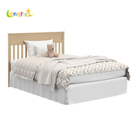 Berceau en bois 5-en-1 moderne et écologique avec rangement convertible du nouveau-né au jeune pour la chambre à coucher dans le salon de l'école