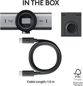 <span class=keywords><strong>Logitech</strong></span> เว็บแคมสตรีมมิ่ง MX <span class=keywords><strong>BRIO</strong></span> Ultra HD <span class=keywords><strong>4K</strong></span> เว็บแคม USB-C 1080P 60 fps - Product Image 2