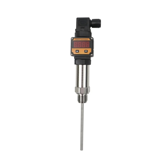 Digital Display Temperature Transmitter PT100 RTD Sensor High Precision Temperature Transducer for Industrial Automation & HVAC