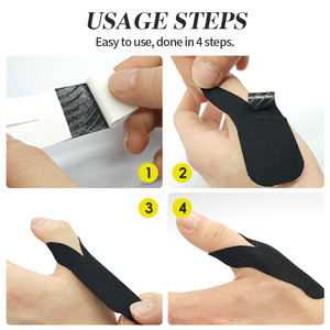 Chất Lượng Cao Bông Ngón Tay Băng Thể Thao Băng Đấm Bốc Băng Thể Thao Ngón Tay Băng Kinesiology Băng Cho Bong gân Bảo Vệ - Product Image 2