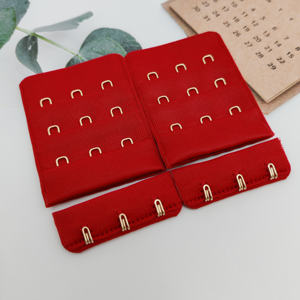 ตัวต่อสายเสื้อชั้นในแบบยืดหยุ่นพร้อมตะขอเกี่ยวและห่วงร้อย ผลิตจากไนลอนและโลหะ รับผลิตแบบ OEM สำหรับชุดชั้นใน สายรัดเสื้อชั้นในแบบซ่อน สายรัดโลหะ - Product Image 4