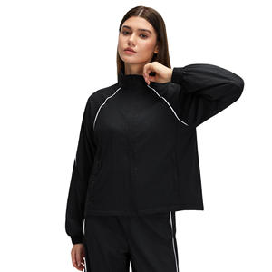 <span class=keywords><strong>Giacche</strong></span> a vento da <span class=keywords><strong>donna</strong></span> alla moda, casual, ampie, a maniche lunghe, con cerniera intera, in pile, antivento, per sport all'aperto - Product Image 3